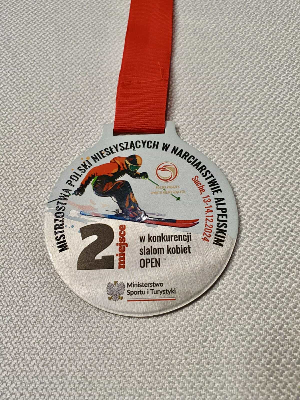 Nasza studentka zajęła 2 miejsce na Mistrzostwach Polski Niesłyszących w Narciarstwie Alpejskim!